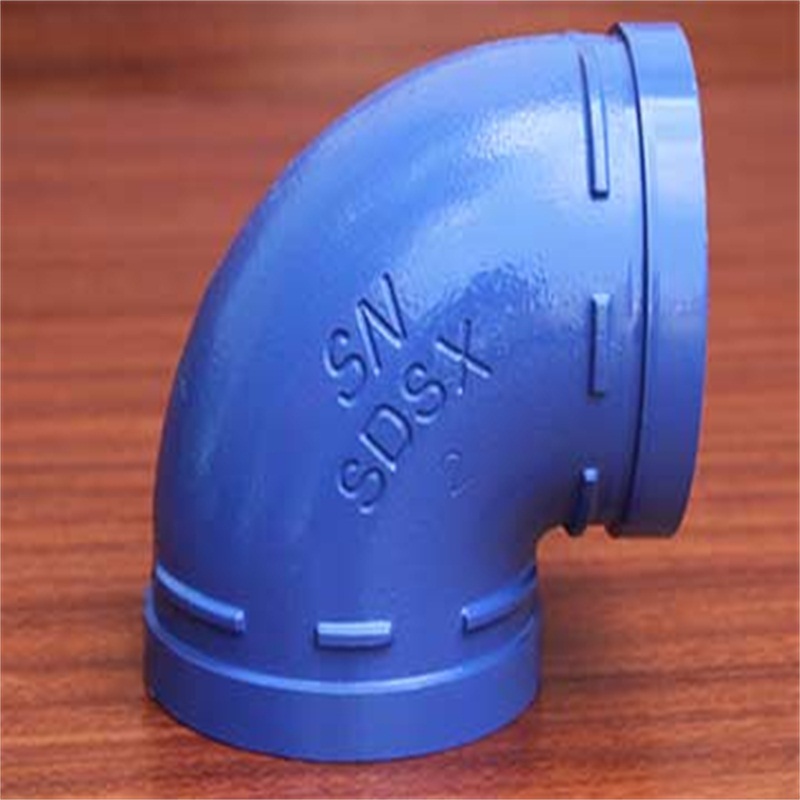 90度蓝色给水弯头